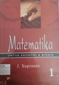 Image of Matematika Untuk Ekonomi & Bisnis